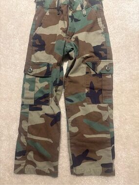 Propper Boys/Kids Camo Cargo - Green/Brown Pants